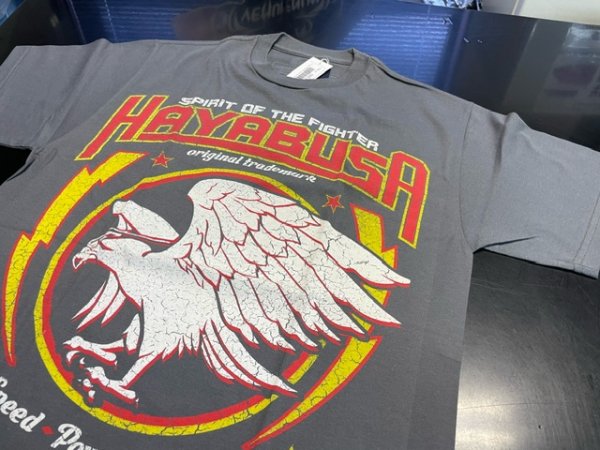 画像3: 【B品】Hayabusa Tシャツ Garage グレー (3)