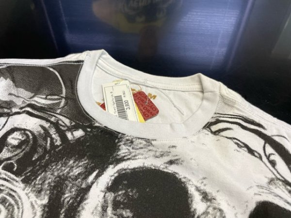 画像3: 【B品】DRAGAO Tシャツ Fight For Life 白 (3)