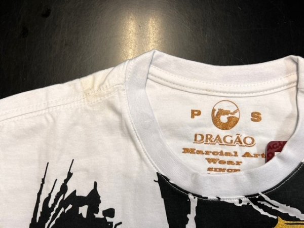 画像6: 【B品】DRAGAO Tシャツ Born To Fight 白 (6)