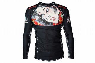ラッシュガード　長袖　オリジナルデザイン　L 格闘技　セレクトラッシュガード a0854386526efd752959323beae66e