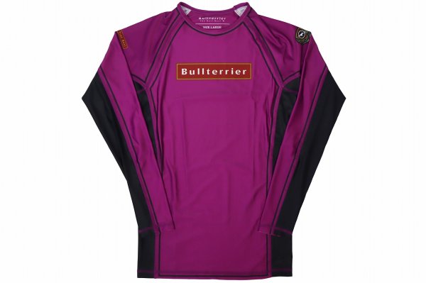 画像4: BULLTERRIER ラッシュガード Rank3.0 長袖 紫 (4)