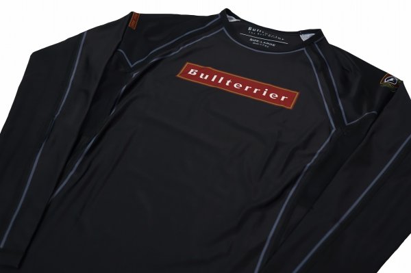 画像6: BULLTERRIER ラッシュガード Rank3.0 長袖 黒 (6)