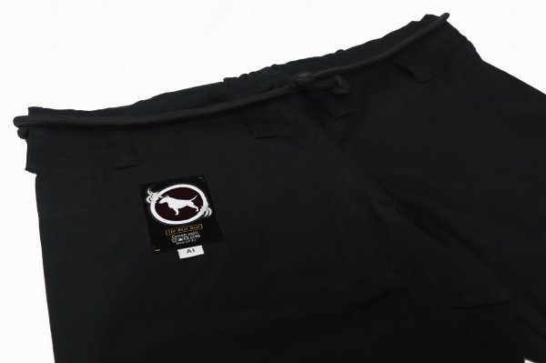 画像3: BULLTERRIER　柔術衣パンツ　ワイドタイプR　黒 (3)