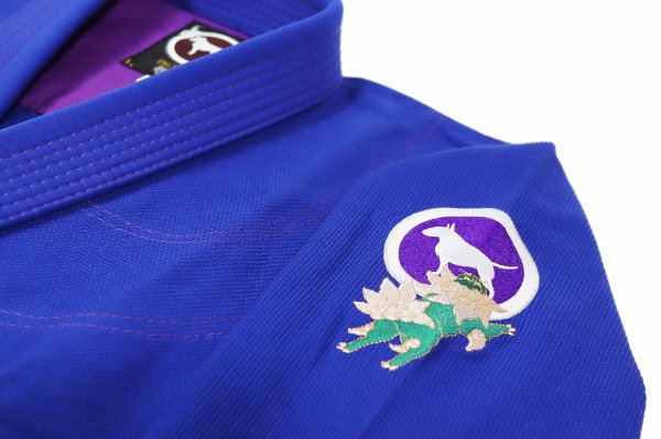 画像7: BULLTERRIER レディース柔術衣 JG 青 (7)