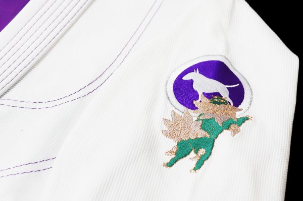 画像7: BULLTERRIER レディース柔術衣 JG 白 (7)