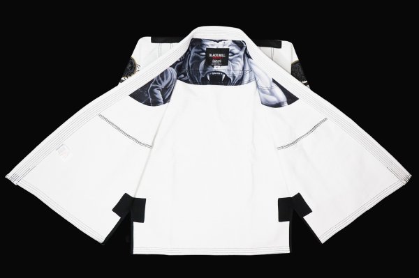 画像2: BLACKBULL 柔術衣 Comp XR　白 (2)