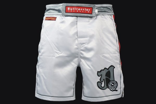 画像2: BULLTERRIER ファイトショーツ Ashura 白 (2)