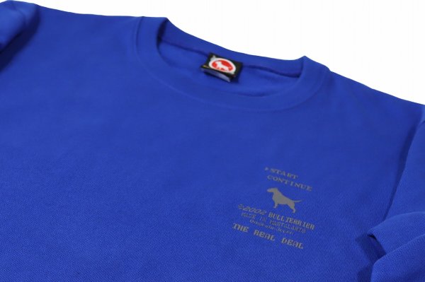 画像3: BULL TERRIER スウェットトレーナー BT QUEST 青 (3)