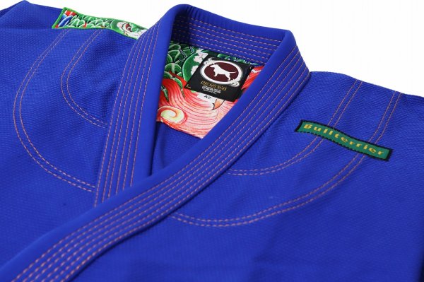 画像5: BULL TERRIER 柔術衣 Houou R 青 (5)