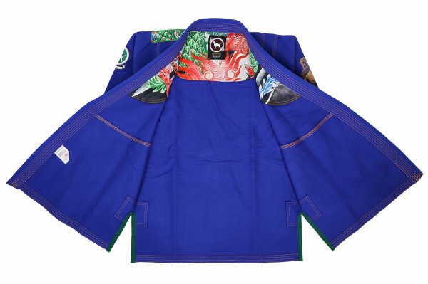 画像2: BULL TERRIER 柔術衣 Houou R 青 (2)