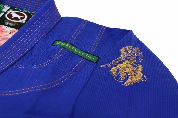 画像7: BULL TERRIER 柔術衣 Houou R 青 (7)