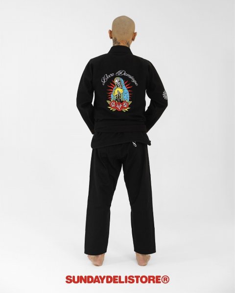 画像8: SUNDAY GROCERY STORE 柔術衣 Deli 黒 (8)