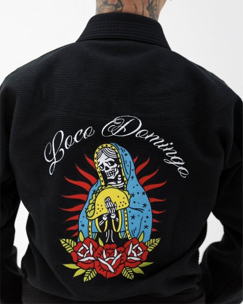 画像11: SUNDAY GROCERY STORE 柔術衣 Deli 黒 (11)