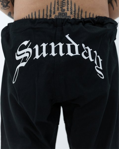 画像15: SUNDAY GROCERY STORE 柔術衣 Deli 黒 (15)