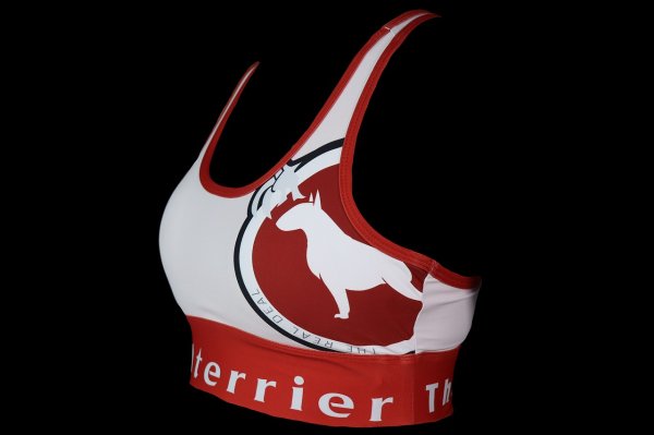 画像8: BULL TERRIER レディースブラトップ2.0 白/赤 (8)