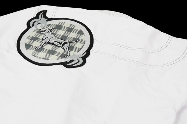 画像6: BULL TERRIER　柔術衣　Plaid 白 (6)