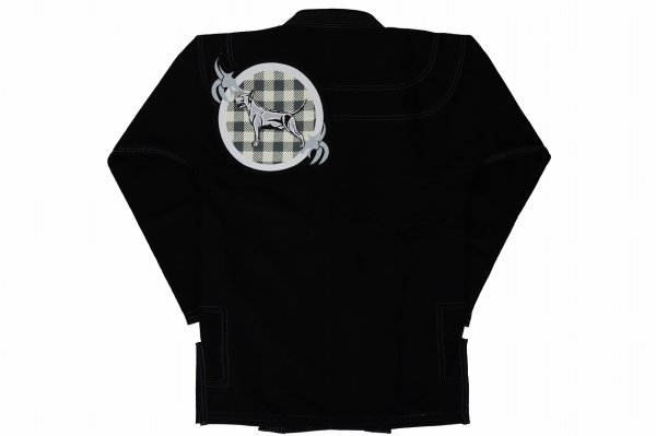 画像3: BULL TERRIER　柔術衣　Plaid 黒 (3)