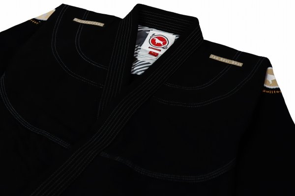 画像5: BULL TERRIER　柔術衣　Plaid 黒 (5)