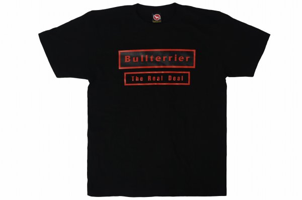 画像1: BULL TERRIER Tシャツ WBOX 黒/黒/赤 (1)