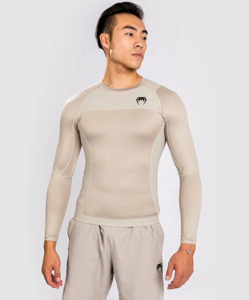 画像1: VENUM ラッシュガード G-Fit Air 長袖 サンド (1)