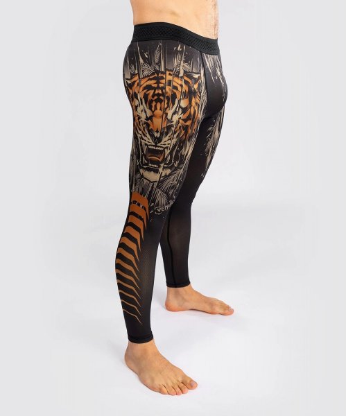 画像3: VENUM ロングスパッツ Tiger 黒/ネオンオレンジ (3)