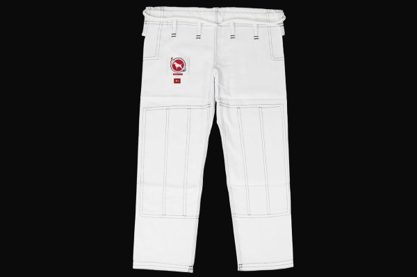 画像4: BULLTERRIER　キッズ柔術衣　Basic DX　白 (4)