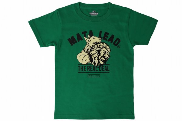 画像1: BULLTERRIER　キッズTシャツ Mata Leao 緑 (1)