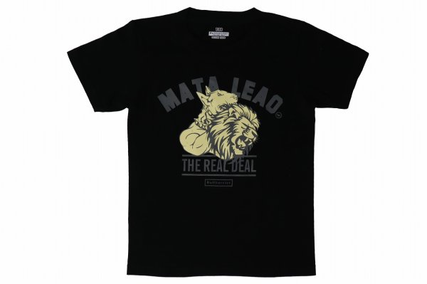 画像1: BULLTERRIER　キッズTシャツ Mata Leao 黒 (1)