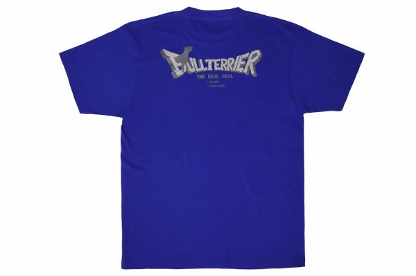 画像1: BULL TERRIER Tシャツ BT QUEST 青 (1)