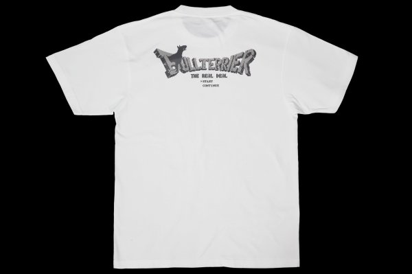 画像1: BULL TERRIER Tシャツ BT QUEST 白 (1)