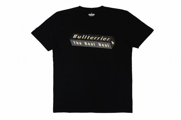 画像1: BULL TERRIER Tシャツ 3DBOX 黒/グレー (1)