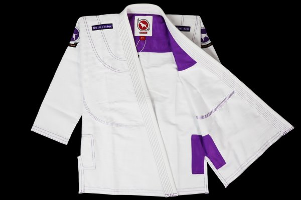 画像2: BULLTERRIER　レディース柔術衣　Soft Light 白 (2)