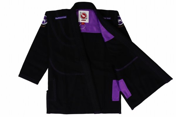 画像2: BULLTERRIER　レディース柔術衣　Soft Light 黒 (2)