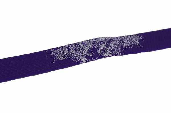 画像2: BULLTERRIER　柔術帯 Fuhai Special Edition　紫帯 (2)