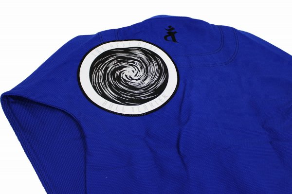 画像8: BULL TERRIER 柔術衣 Sazen R 青 (8)