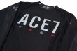 画像6: ACE7 ラッシュガード 01 長袖 黒 (6)