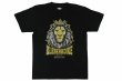 画像1: BULL TERRIER クレベル・コイケ Lion Tシャツ 黒 (1)