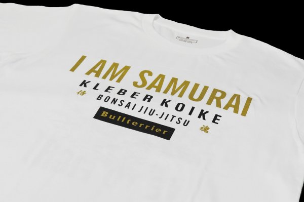 画像3: BULL TERRIER クレベル・コイケ Samurai Tシャツ 白 (3)