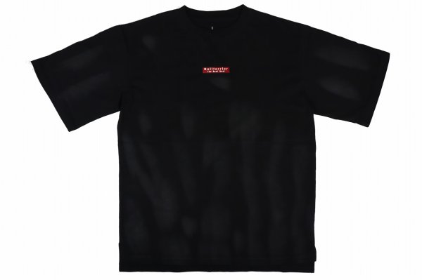 画像1: BULL TERRIER オーバーサイズTシャツ タイダイ 黒 (1)