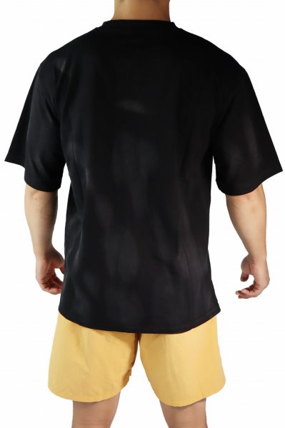 画像6: BULL TERRIER オーバーサイズTシャツ タイダイ 黒 (6)