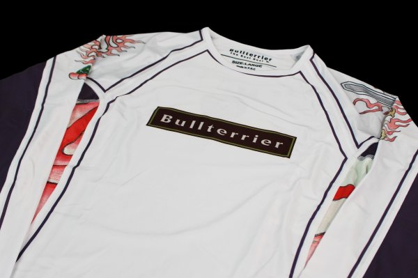 画像6: BULLTERRIER ラッシュガード Acala2.0 長袖 白 (6)