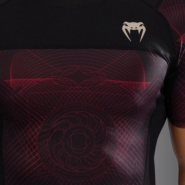 画像7: VENUM ラッシュガード G-Fit Air 半袖 黒/ファイアーレッド (7)