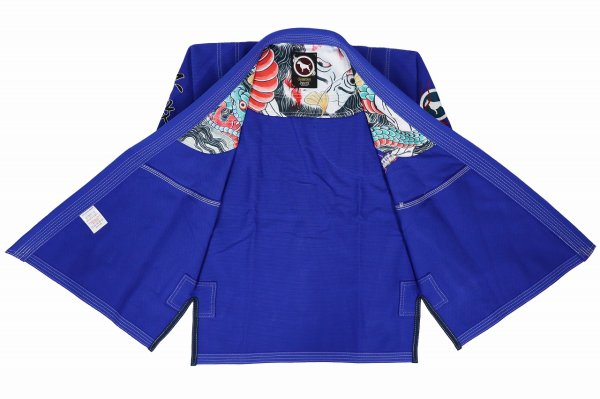 画像2: BULL TERRIER 柔術衣 Fuhai R 青 (2)