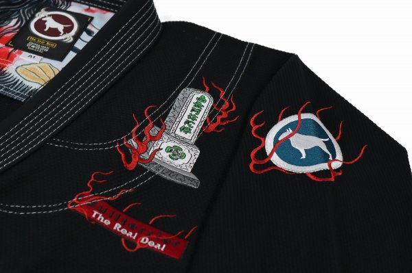 画像6: BULL TERRIER 柔術衣 Fuhai R 黒 (6)