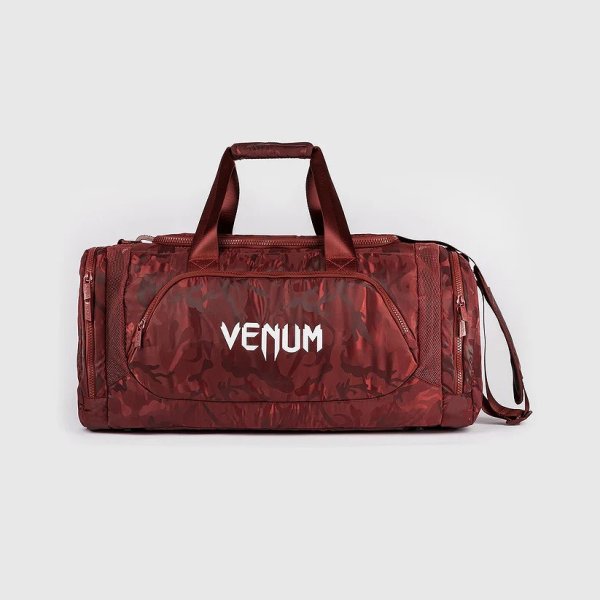 画像1: VENUM スポーツバッグ Trainer Lite カモ/バーガンディ (1)