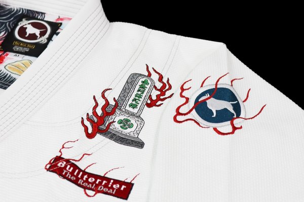 画像6: BULL TERRIER 柔術衣 Fuhai R 白 (6)