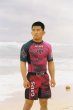 画像1: Grips x AL Leone ラッシュガード DIGITAL CAMO 半袖　プラムパープル/黒 (1)