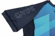 画像8: Grips x AL Leone ラッシュガード FAST WAVE 半袖　青 (8)