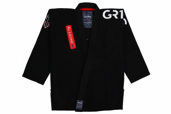 画像1: Grips x AL Leone 柔術衣 PRIMERO　黒 (1)