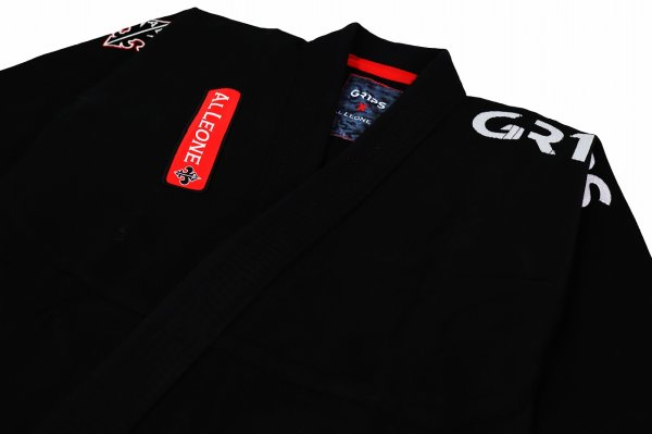 画像6: Grips x AL Leone キッズ柔術衣 PRIMERO　黒 (6)